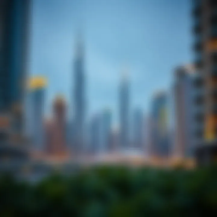 Dubai's Architectural Marvels Stunning skyline of Dubai showcasing modern architecture