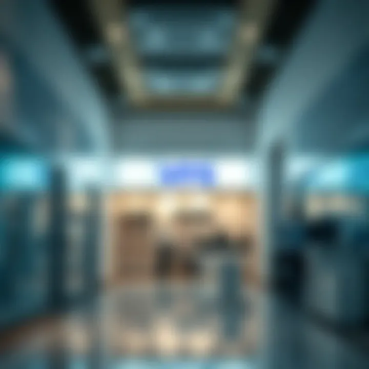 Inside VFS Tasheel Facility Interior of a VFS Tasheel service area