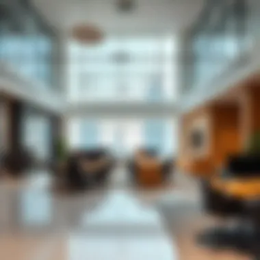 Flexible Workspace Design Flexible workspace with collaborative areas