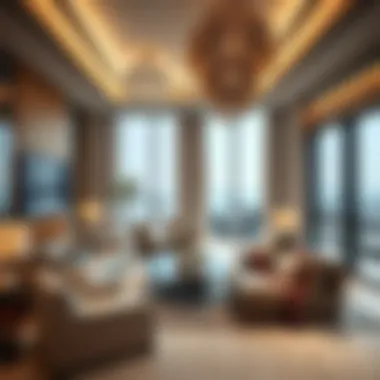 Luxurious interior design of a residence in Omniyat Vela