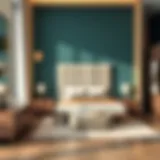 Modern bedroom furniture set showcasing contemporary design