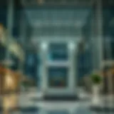 Modern banking facilities in Dubai