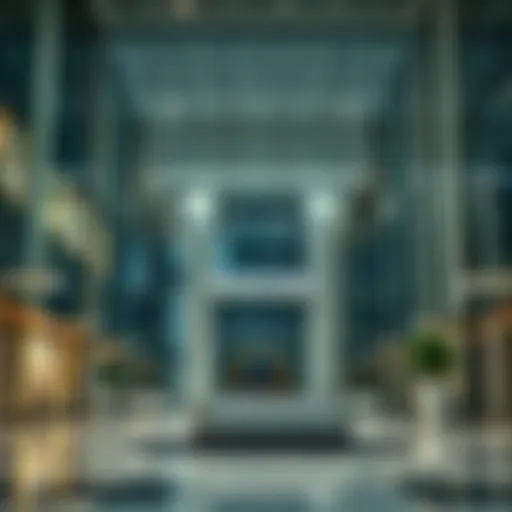 Modern banking facilities in Dubai