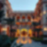 Stunning exterior view of Palm View Hotel showcasing Mediterranean architecture