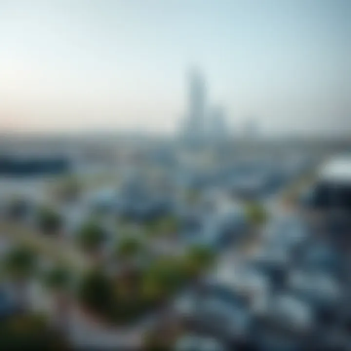 Aerial View of Dubai Parking Lot An aerial view of a busy parking lot in Dubai showcasing the variety of parked vehicles.