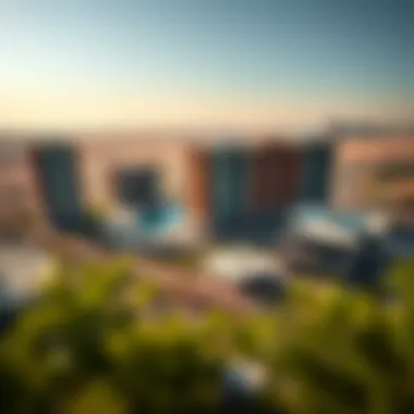 Development in Focus: Perwin's Vision for the Future Aerial view of a developing real estate project