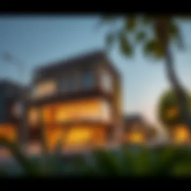 Sustainable Design Concepts for Urban Growth Conceptual art illustrating sustainable design elements in urban development