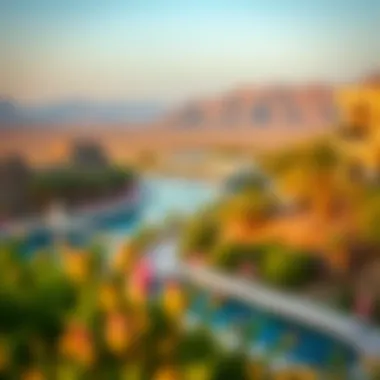 Scenic surroundings of Radisson Dubai Damac Hills