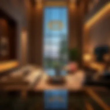 Luxury Living in Dubai: Sophisticated Apartment Ambiance A luxurious apartment interior reflecting the upscale real estate offerings in Dubai