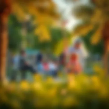 Community activities in Ras Al Khor Green Park