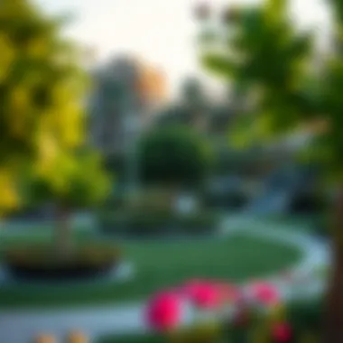 Green parks and leisure spaces in Dubai neighborhoods