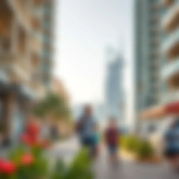 Community Life at Salon Sky View Tower Marina Vibrant community atmosphere surrounding Salon Sky View Tower Marina