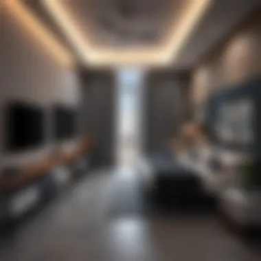 Modern Single Room in Al Barsha A stylish single room showcasing modern furnishings in Al Barsha