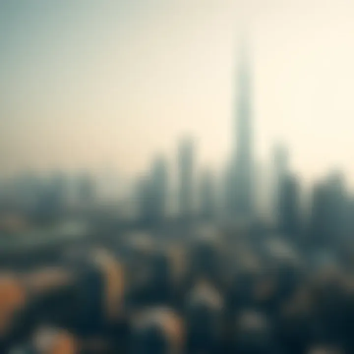 A stunning skyline view of Dubai featuring iconic skyscrapers