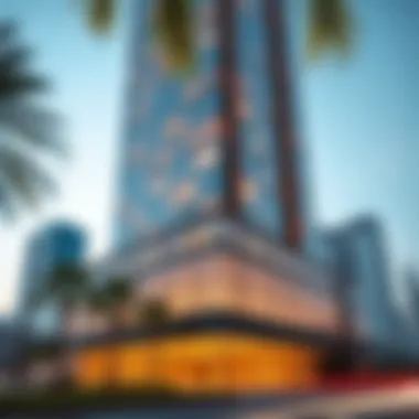 Architectural Design of Tamani Arts Offices Tower Exterior view of Tamani Arts Offices Tower showcasing architectural design