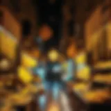 The vibrant gold souks of Dubai showcasing an array of jewelry