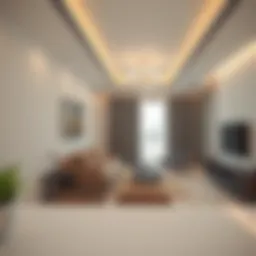 Modern flat interior in Al Nahda