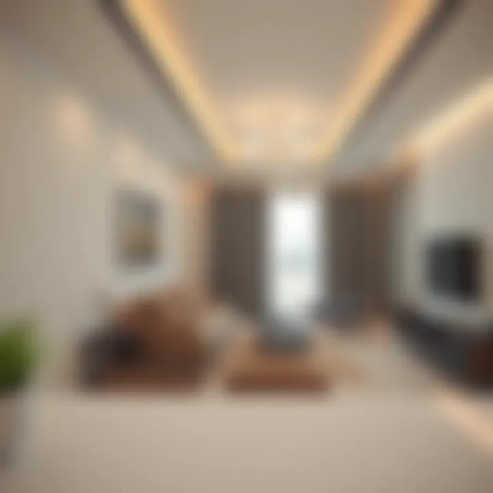 Modern flat interior in Al Nahda