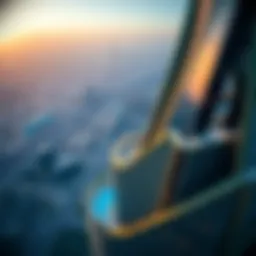 Aerial view of The Palladium Tower showcasing its unique architectural design