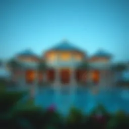 Stunning view of the Pavilion's exterior showcasing its architectural elegance