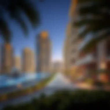 Luxurious residential development in Dubai