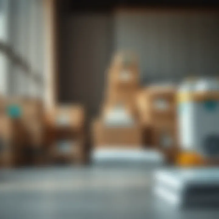 Efficient Packing Materials for a Smooth Relocation Packing materials arranged for an efficient move