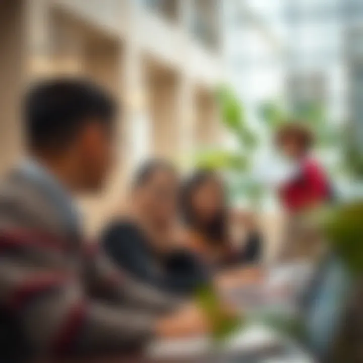 Cultural Integration Through Educational Programs Students participating in a cultural exchange program at a Dubai school