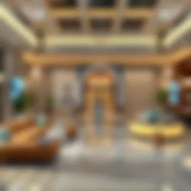 Digital interface showcasing UAE residence visa services