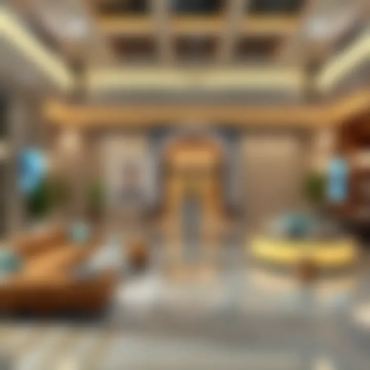 Digital interface showcasing UAE residence visa services