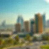 UAE Cityscape for Visa Opportunities Scenic view of a UAE cityscape illustrating visa opportunities