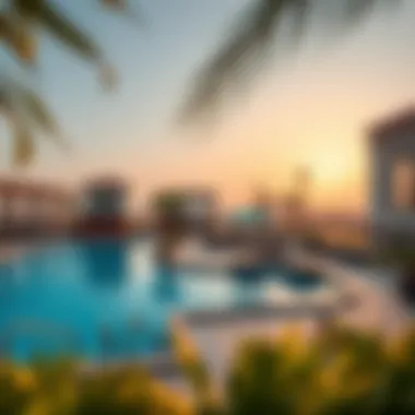 Community amenities including a swimming pool and recreational area at Altia Residences