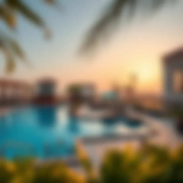 Community amenities including a swimming pool and recreational area at Altia Residences