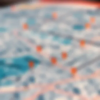 Business Centre Locations in Dubai A map pinpointing various business centre locations across Dubai