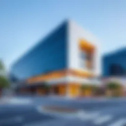 A modern business centre in Dubai showcasing innovative architecture