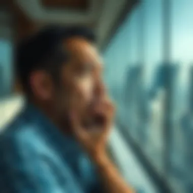 Impact of Visa Cancellation on Expatriates A distressed expatriate contemplating residency issues