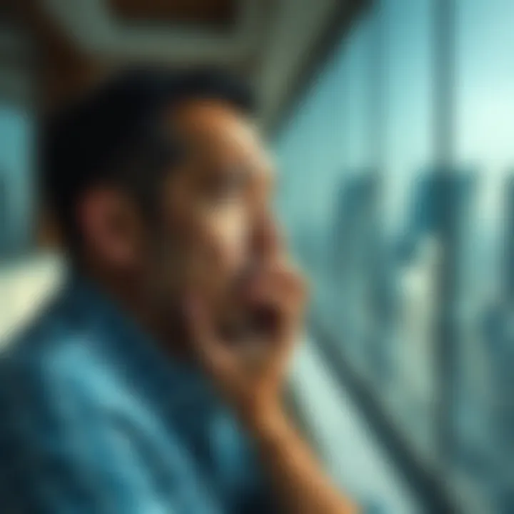 Impact of Visa Cancellation on Expatriates A distressed expatriate contemplating residency issues