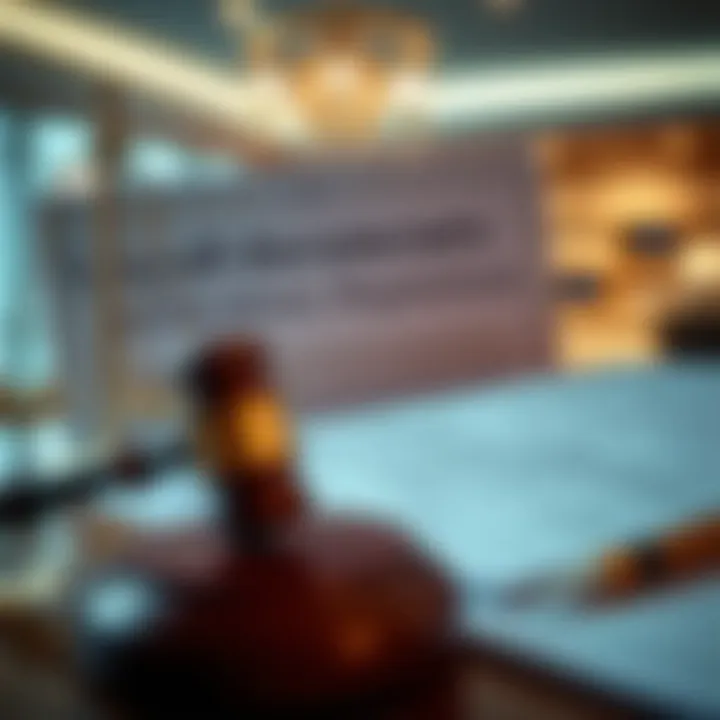 A conceptual image representing legal documents and regulations relevant to residency.