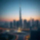A serene view of Dubai's skyline at dusk, symbolizing transition and change.