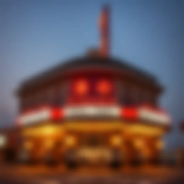 Historic Cinema in Dubai A historic cinema building in Dubai reflecting the city's cinematic heritage