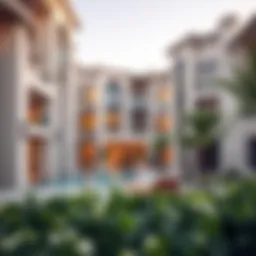 Architectural representation of a Dubai property