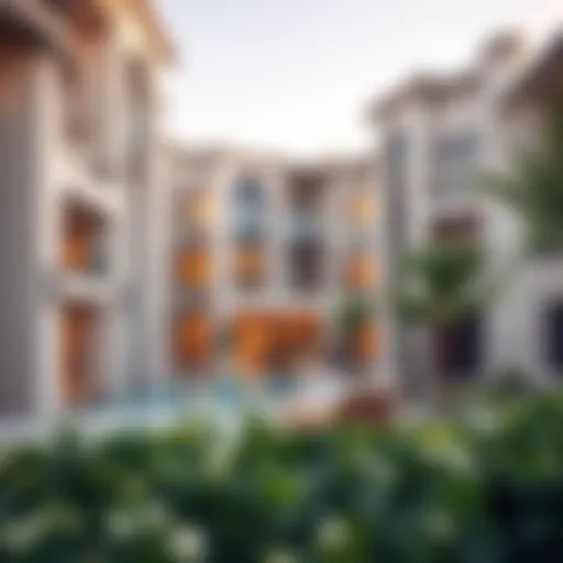 Architectural representation of a Dubai property