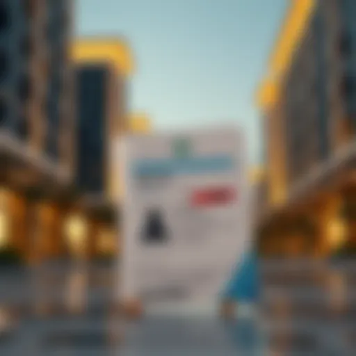 Illustration of Tax ID documentation in the UAE