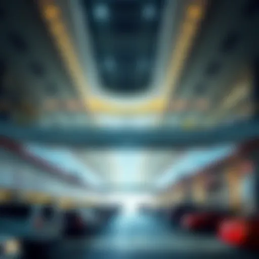 Overview of Dubai Mall Parking Area