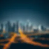 An overview of the UAE skyline symbolizing economic growth