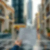 Conceptual representation of work permit regulations in the UAE