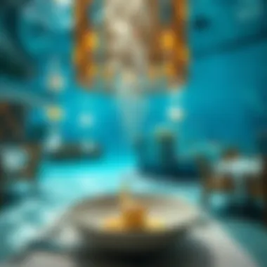 A gourmet dish elegantly presented, showcasing the unique culinary artistry
