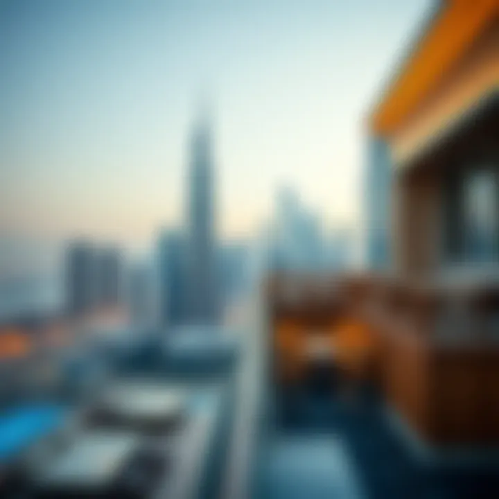 Architectural Masterpiece Against the Dubai Skyline Skyline view showcasing the architectural brilliance
