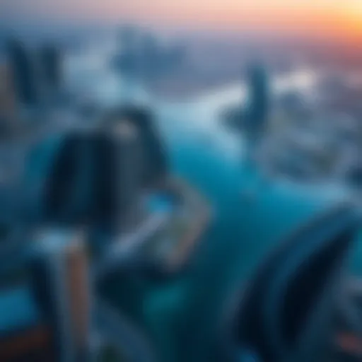 Aerial view of Dubai skyline showcasing Wasl LLC developments