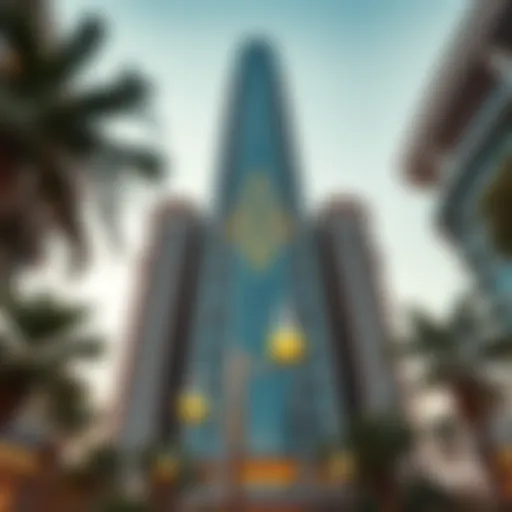 Architectural view of XL Tower 2 showcasing its unique design elements